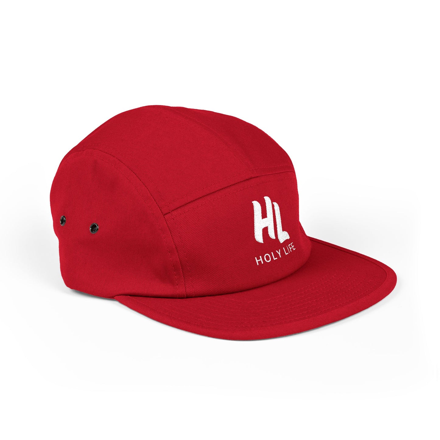 All - Day Comfort 5 Panel Cap (Embroidered) - Holy Life Brand