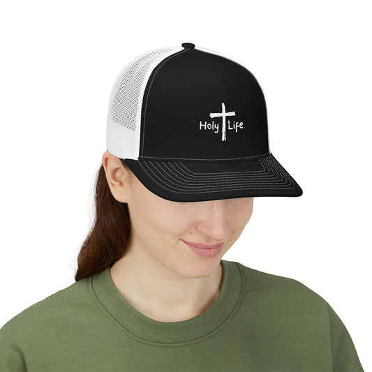Holy Life Snapback Trucker Cap (Embroidered) - Holy Life Brand