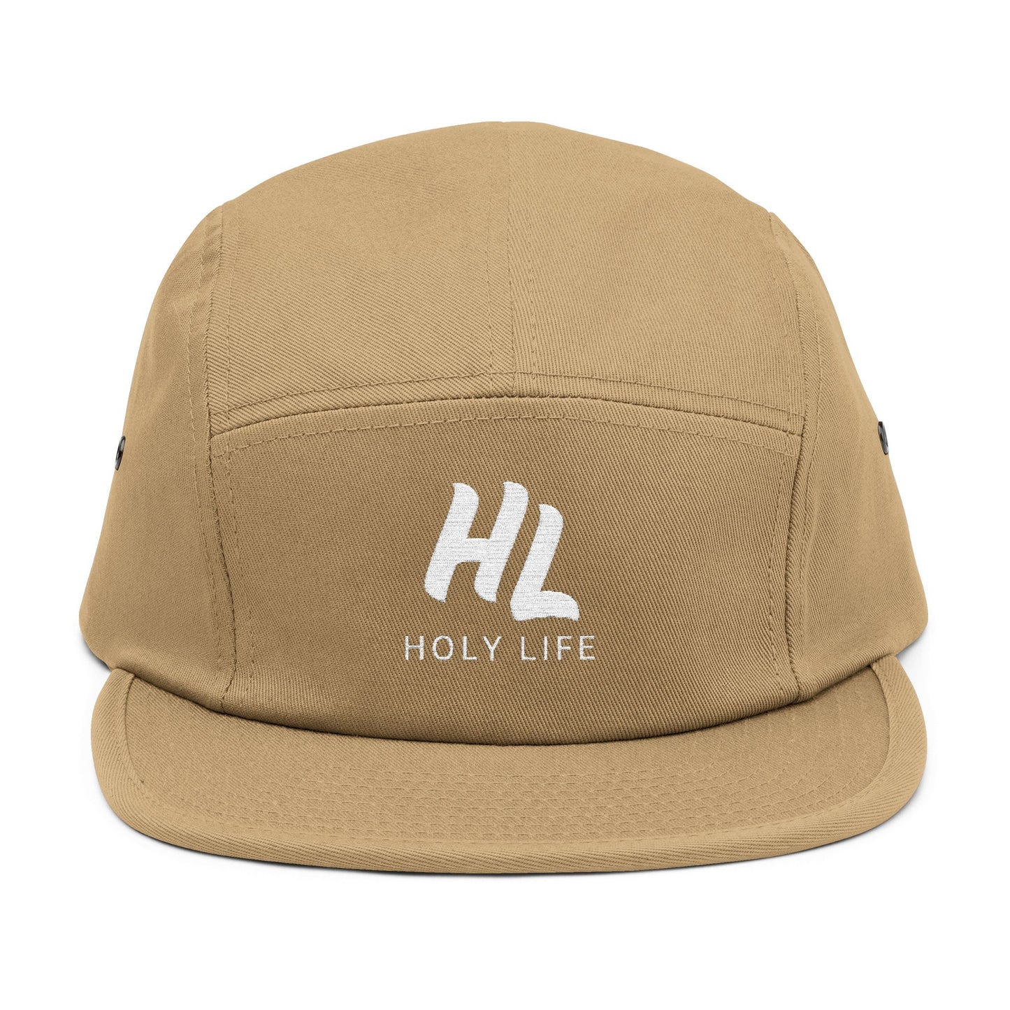All - Day Comfort 5 Panel Cap (Embroidered) - Holy Life Brand