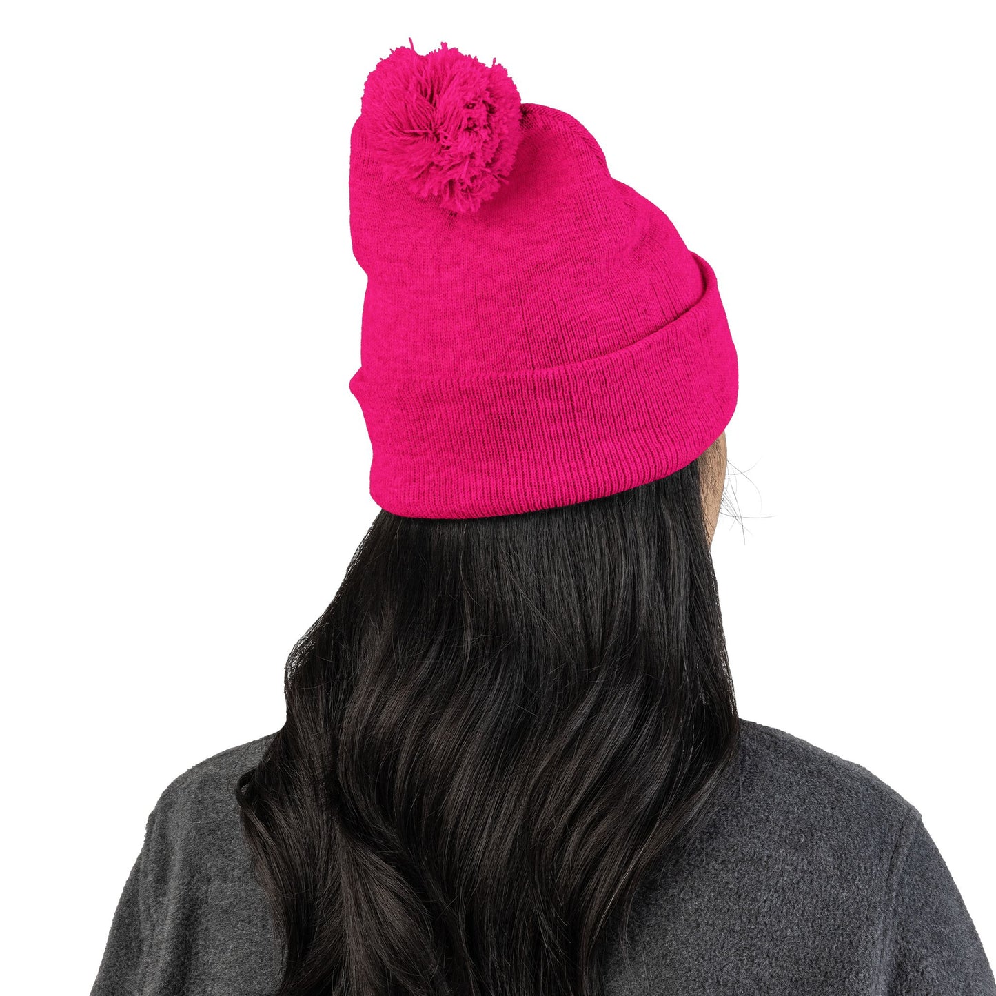 Cozy Pom - Pom Knit Cap (Embroidered) - Holy Life Brand