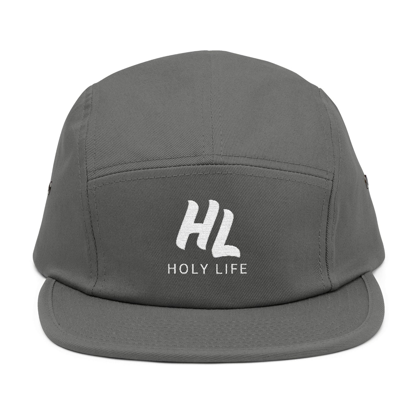 All - Day Comfort 5 Panel Cap (Embroidered) - Holy Life Brand