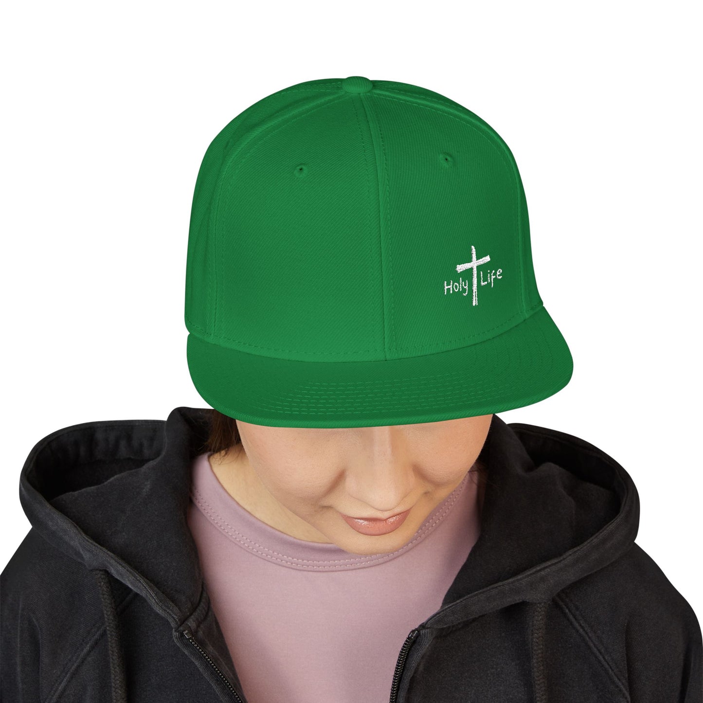 Embroidered Snapback Cap (Embroidered) - Holy Life Brand