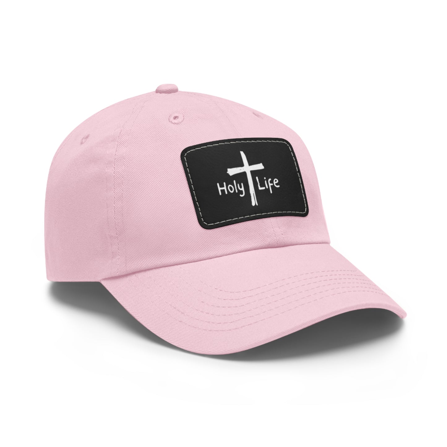 Rustic Dad Hat with Leather Patch - Holy Life Brand
