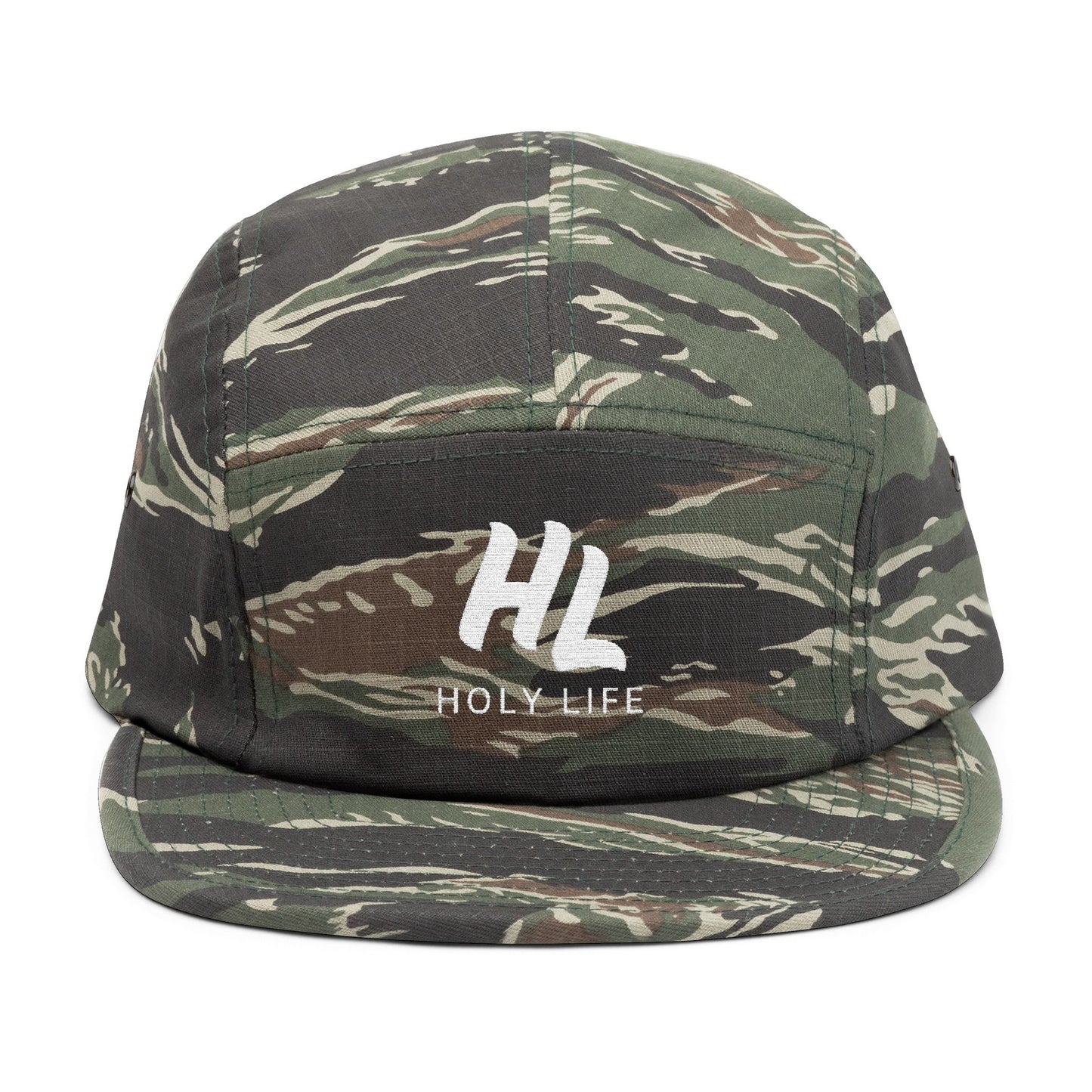 All - Day Comfort 5 Panel Cap (Embroidered) - Holy Life Brand