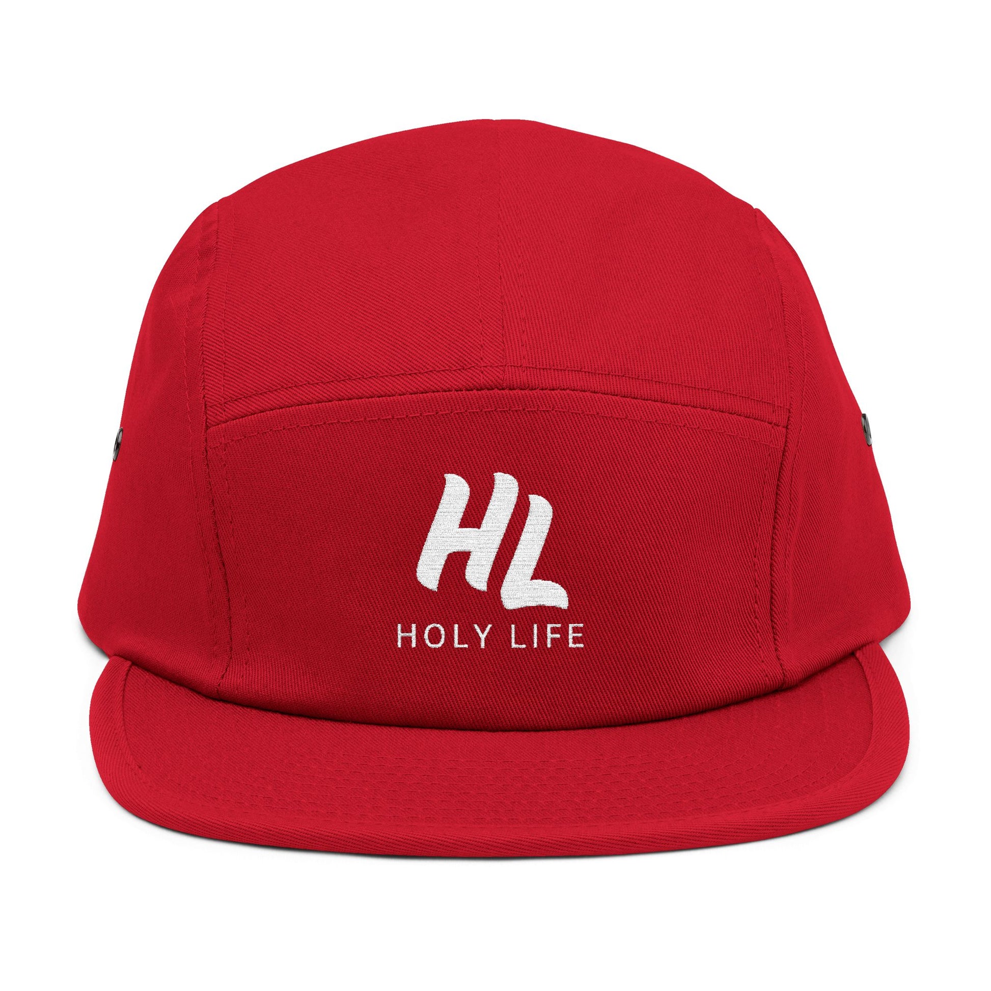All - Day Comfort 5 Panel Cap (Embroidered) - Holy Life Brand