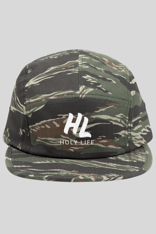 All - Day Comfort 5 Panel Cap (Embroidered) - Holy Life Brand