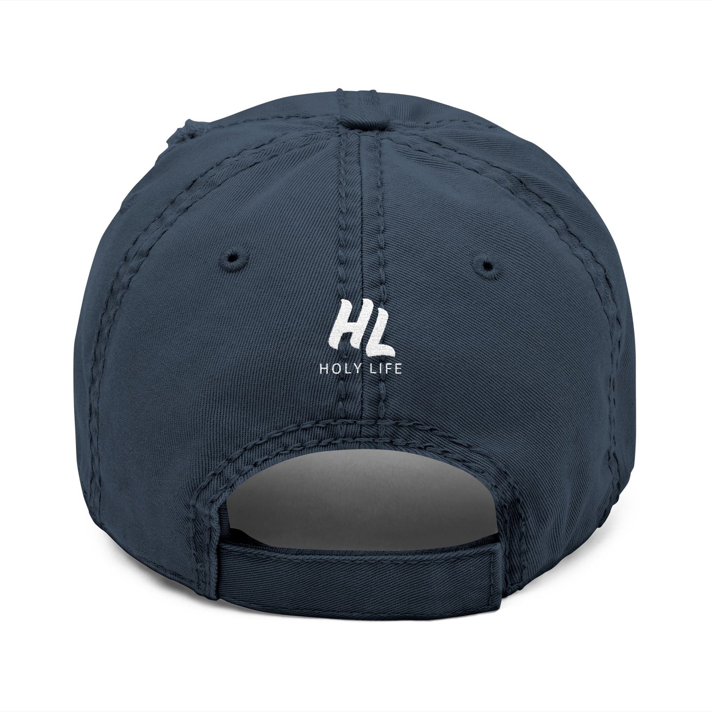 Distressed Dad Hat (Embroidered) - Holy Life Brand