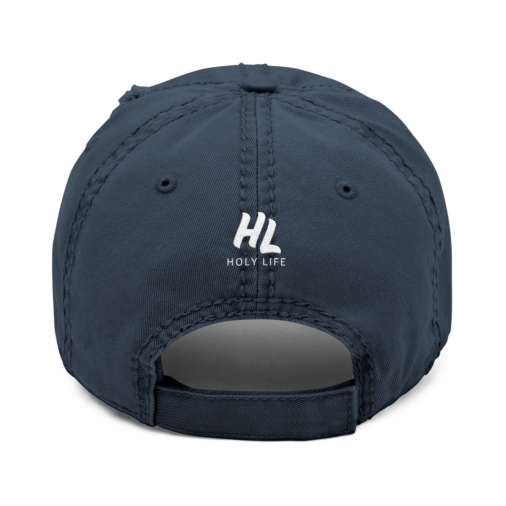 Distressed Dad Hat (Embroidered) - Holy Life Brand