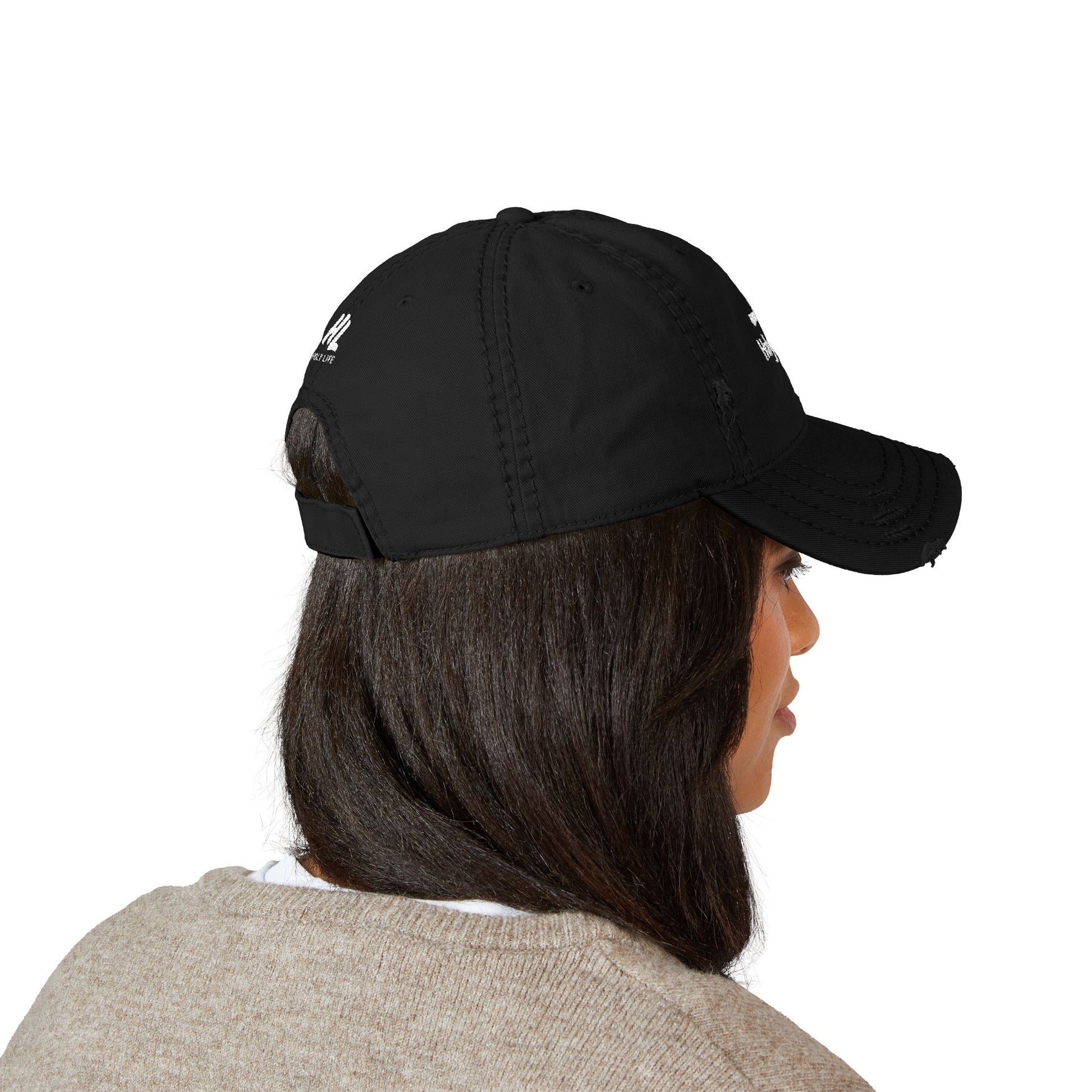 Distressed Dad Hat (Embroidered) - Holy Life Brand